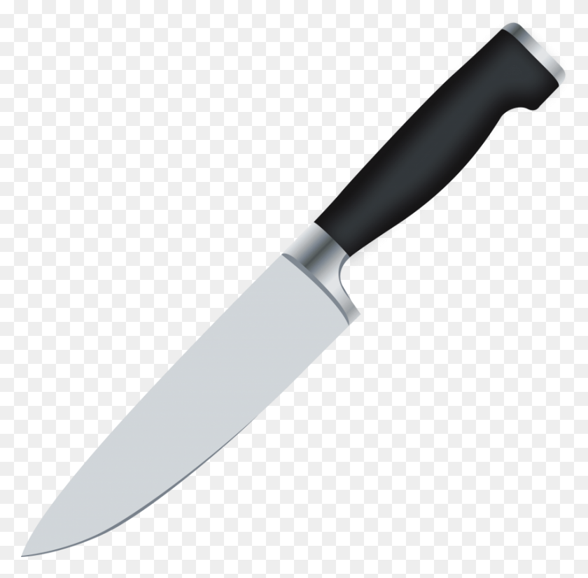 851x836 Knife Clipart - Bloody Knife PNG