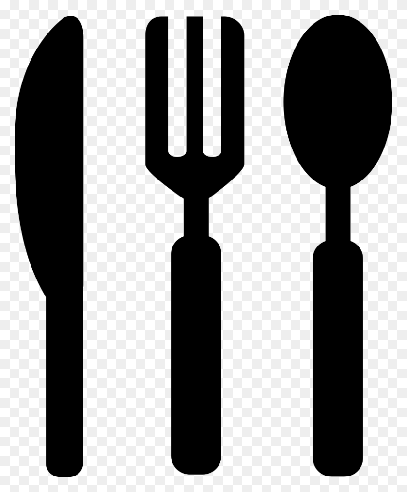 802x981 Knife Fork And Spoon Tools Png Icon Free Download - Fork And Knife PNG
