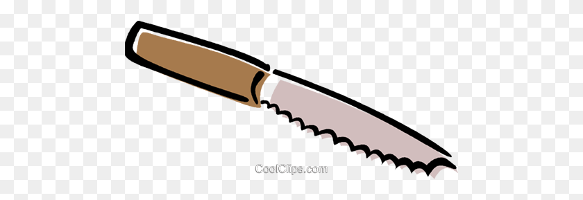 480x229 Knife Royalty Free Vector Clip Art Illustration - Knife Clipart