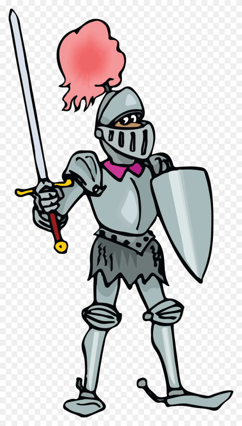 934x1700 Knight Middle Ages Clip Art Medival Knight Transprent Png - Shoot Clipart