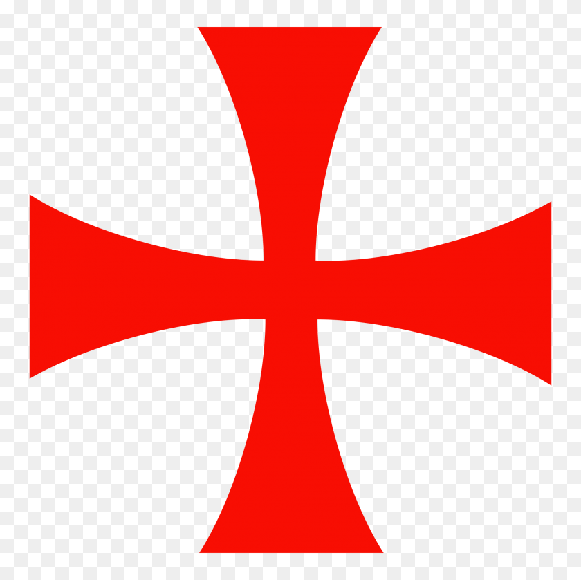2000x2000 Caballeros Templarios Cruz - Cruz Imágenes Png
