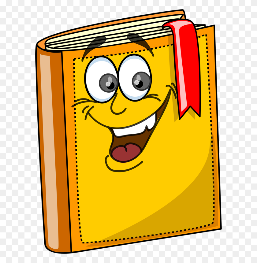 610x800 Книги, Тетради, Листы Про Картинки - Желтый Мелок Клипарт