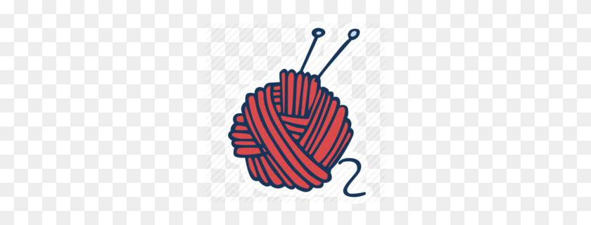 260x260 Knitting Clipart - Knitting Needles Clipart