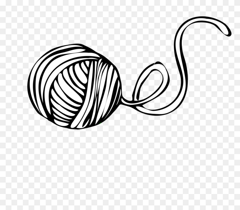 865x750 Knitting Needle Hand Sewing Needles Drawing Crochet Hook Free - Yarn And Crochet Hook Clipart