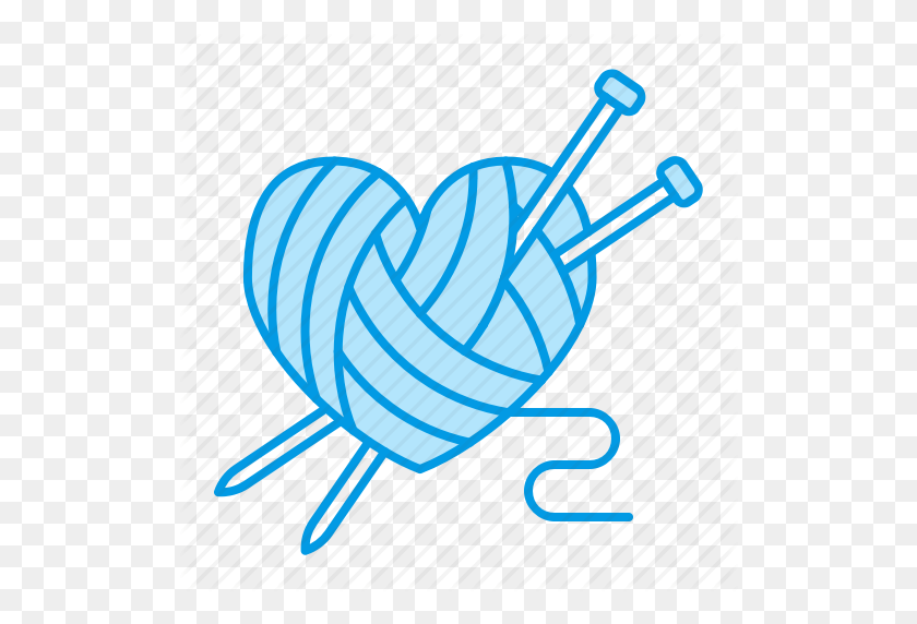 512x512 Knitting, Needles, Wool Icon - Knitting Needles Clipart