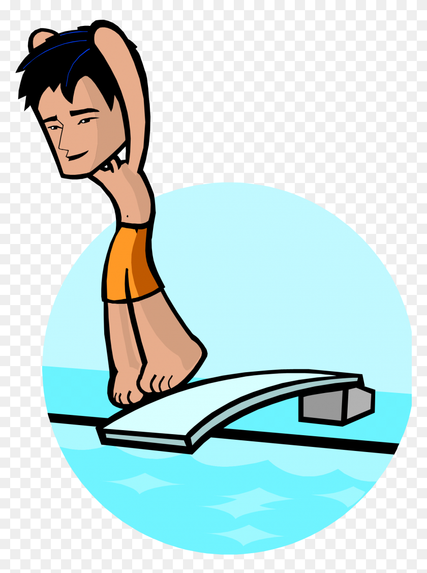 1485x2032 Knoxville, Tn Pool Builders Offer Diving Board And Slide Safety - Slip N Slide Clipart