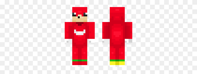 288x256 Knuckles Minecraft Pieles - Y Knuckles Png