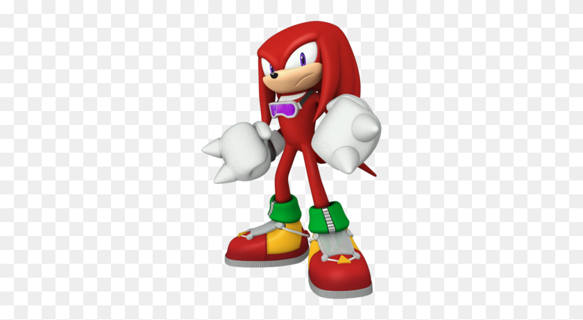 260x401 Knuckles Sonic The Hedgehog Clipart - Hedgehog Clipart Free