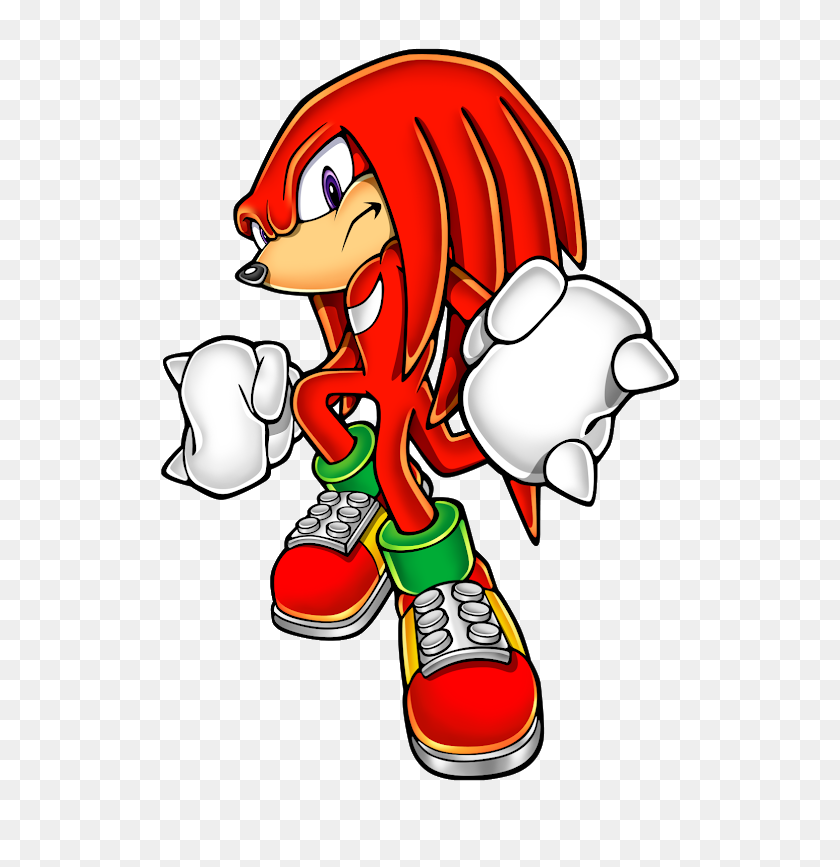 530x807 Knuckles The Echidna - Knuckles PNG