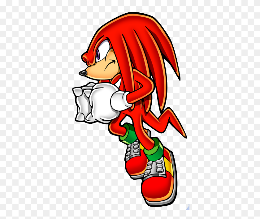 384x648 Knuckles The Echidna Official Art Knuckles The Echidna - And Knuckles PNG