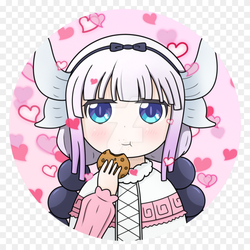 894x894 Kobyashi's Dragon Maid - Kanna Kamui PNG