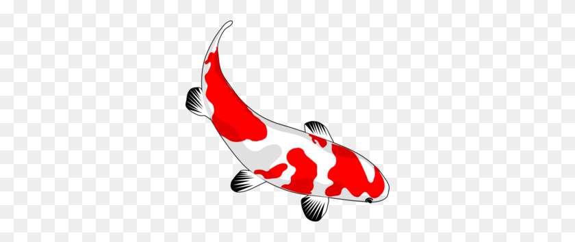 298x294 Кои Рыбы Клипарт - Разноцветные Рыбки Клипарт