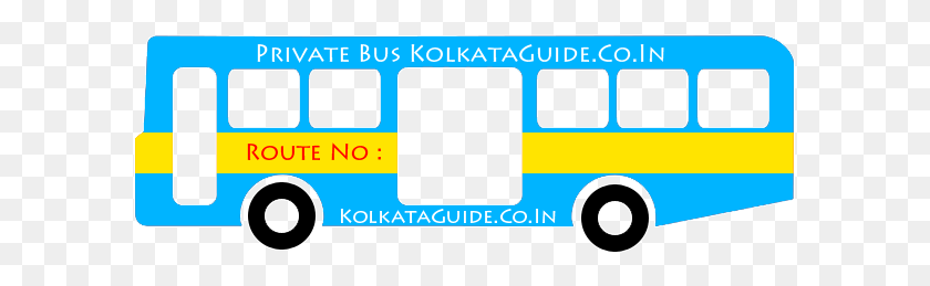 600x199 Kolkata Private Bus Service - Bus Clipart PNG