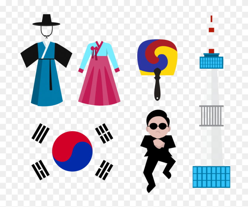 1024x844 Korea Flag Png Transparent Image - Korea Flag PNG