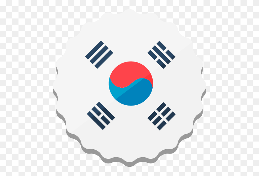 512x512 Corea, Corea Del Sur Icono - Corea Del Sur Png