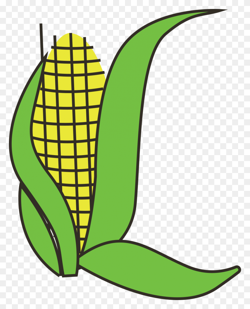 915x1145 Korn Clipart Corn Line - Soybean Clipart