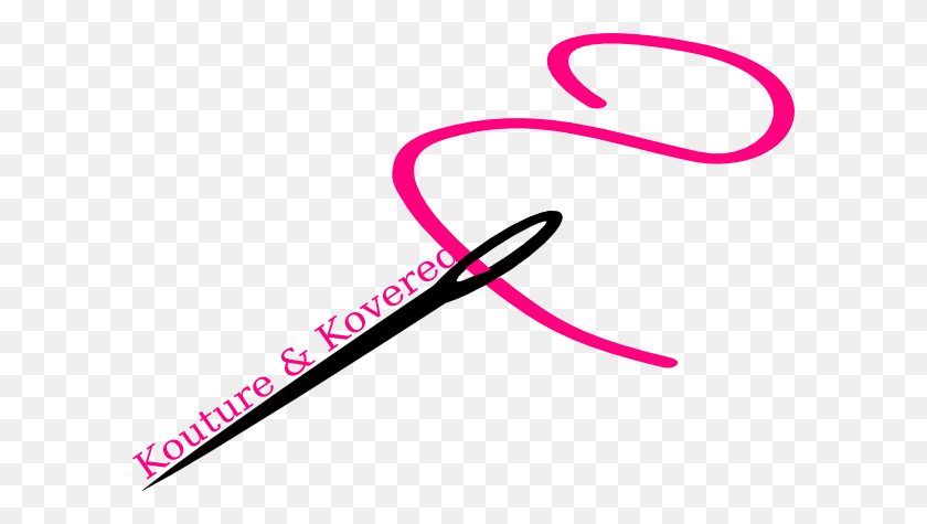 600x415 Kouture Needle And Thread Clip Art - Thread PNG