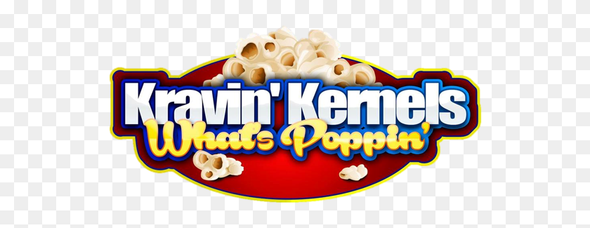 540x265 Kravin Kernels Homemade Gourmet Popcorn - Popcorn Kernel Clipart