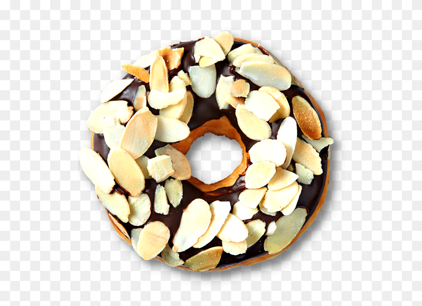 550x550 Krispy Kreme Malaysia Almond All Over - Almonds PNG