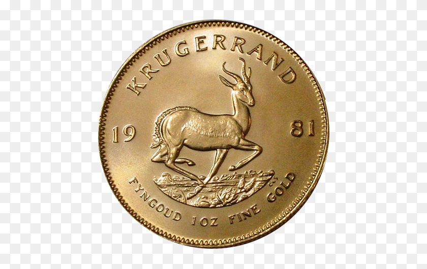 470x470 Krugerrand Gold Coins - Gold Coin PNG