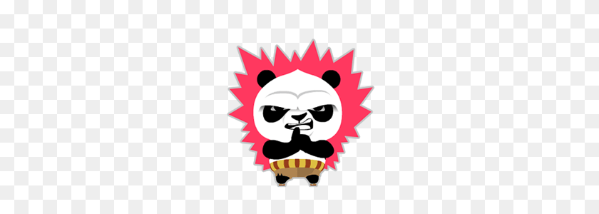 240x240 Kung Fu Panda Kawaii Line Stickers Line Store - Kung Fu Panda PNG