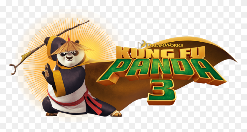 864x432 Kung Fu Panda Po Logo Camiseta De Manga Larga Para Hombre - Kung Fu Panda Png