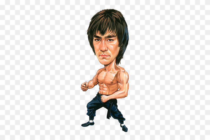 500x500 Kung Fu The !n - Bruce Lee PNG