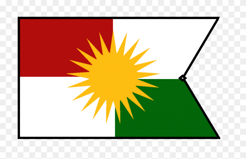 1000x620 Kurdish Flag Redesign As A Late Medieval Early Renaissance Age - Medieval Banner PNG
