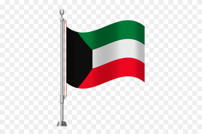 384x500 Kuwait Flag Png Clip Art - Scarf Clipart