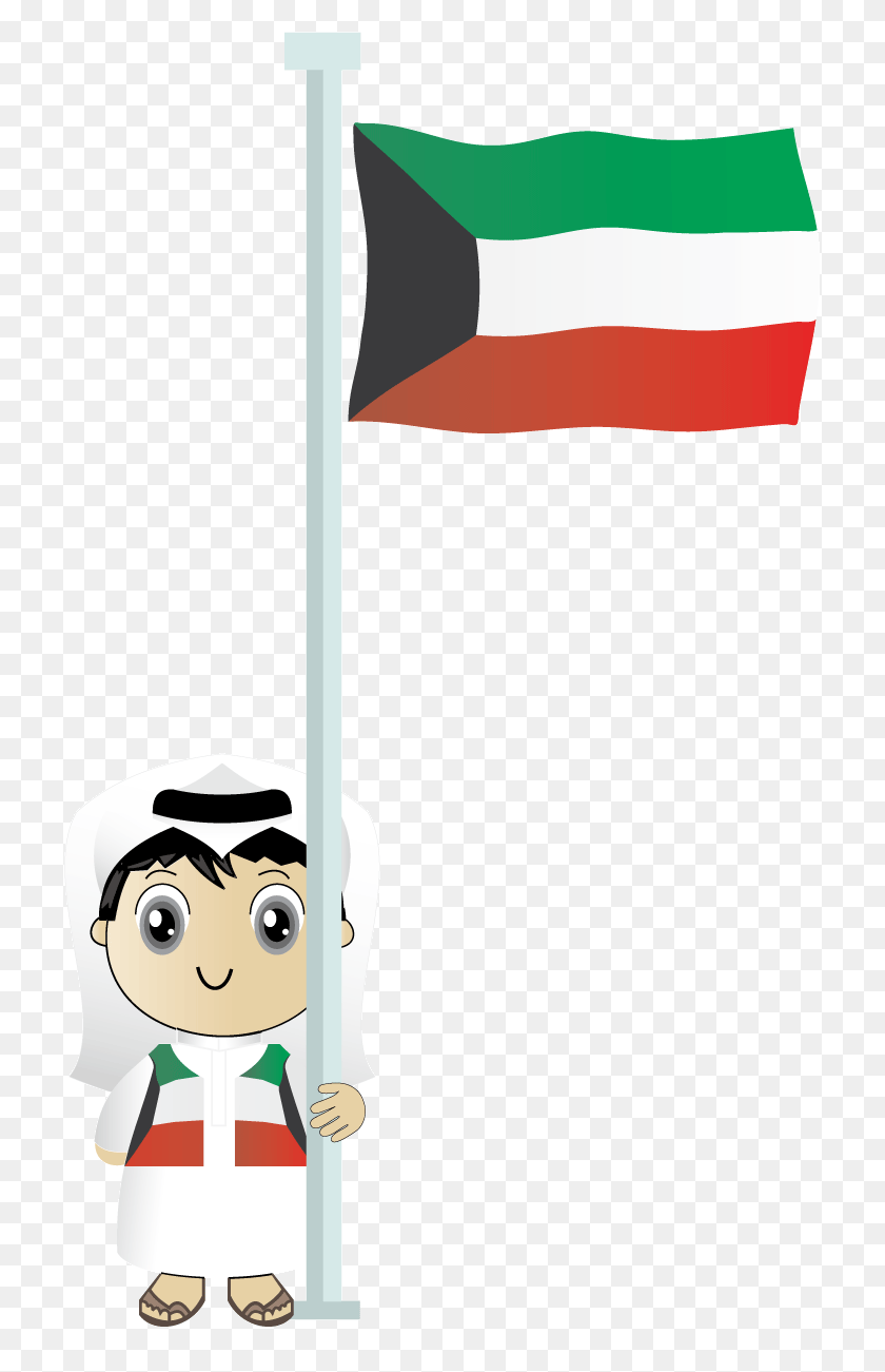 717x1241 Kuwait National Day Png Transparent Kuwait National Day Images - Flag Day Clipart
