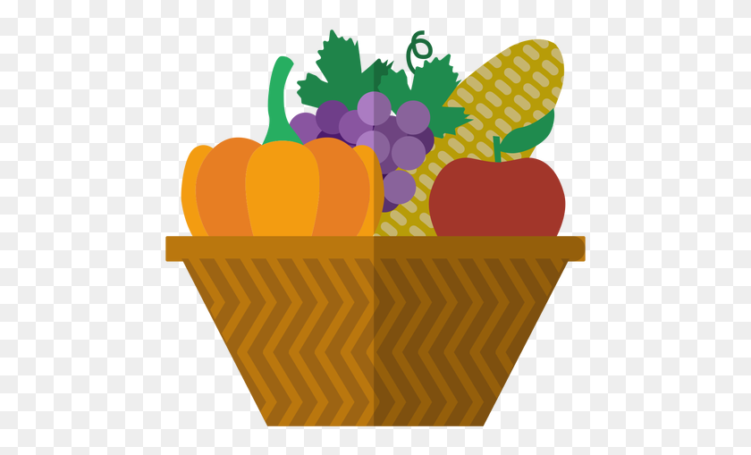 475x449 Kwanzaa Harvest Basket Icon Transparent Png - Basket PNG