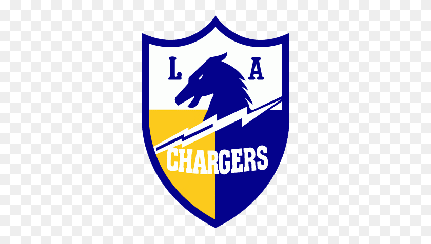 288x416 La Chargers Shield Logo - Chargers Logo PNG