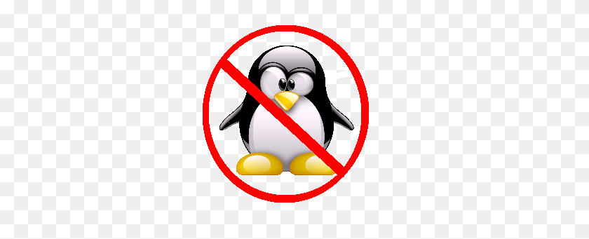 283x281 La Esquina De Un Migrante A Linux Linux No Es Para Todos - Prohibido Png
