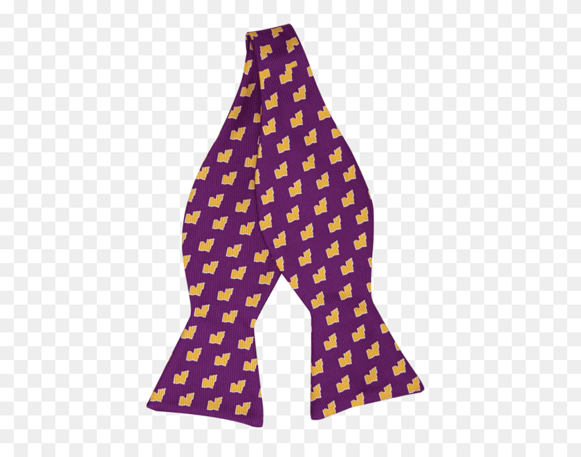 600x600 La Gameday Bow In Purple Southern Proper - Purple Bow PNG