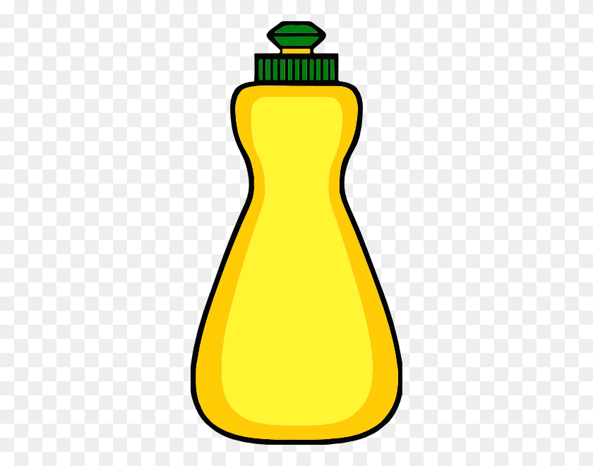 300x600 Lab Flask With Liquid Clip Art - Yellow Lab Clipart