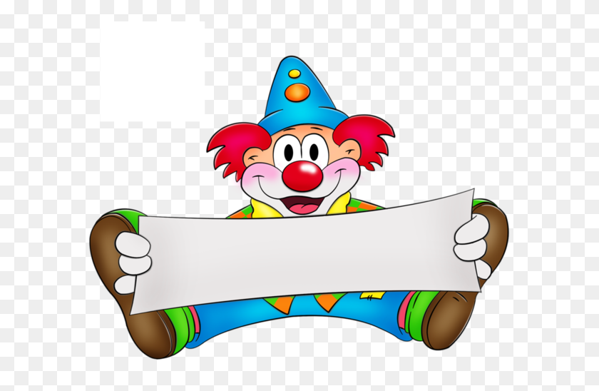 600x488 Etiquetas, Scrap Border Clown Crafts, Circus Crafts - Clown Hat Clipart