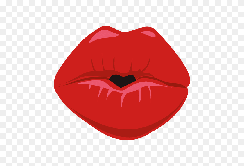 512x512 Labios Animados Png Png Image - Beso PNG