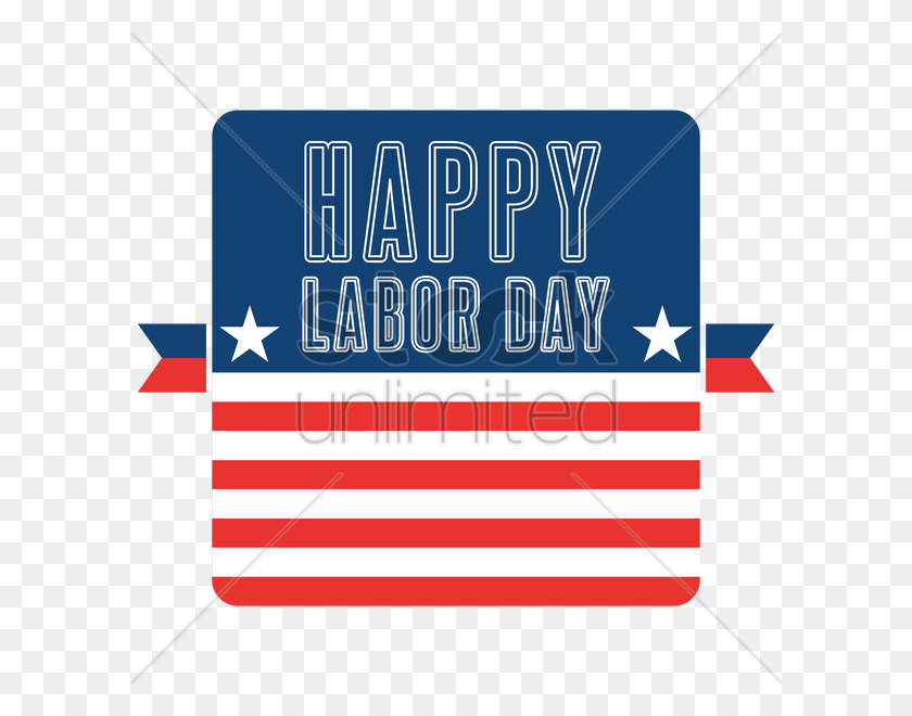 600x600 Labor Day Label Vector Image - Labor Day Clip Art