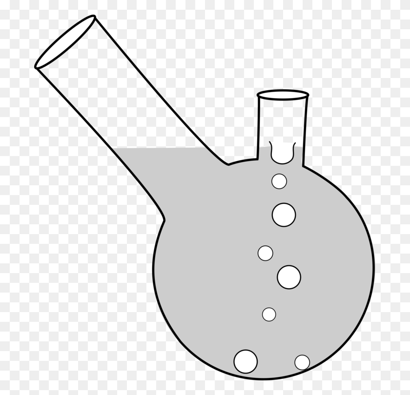 699x750 Laboratory Flasks Round Bottom Flask Boiling Erlenmeyer Flask Test - Test Tube Clipart Black And White