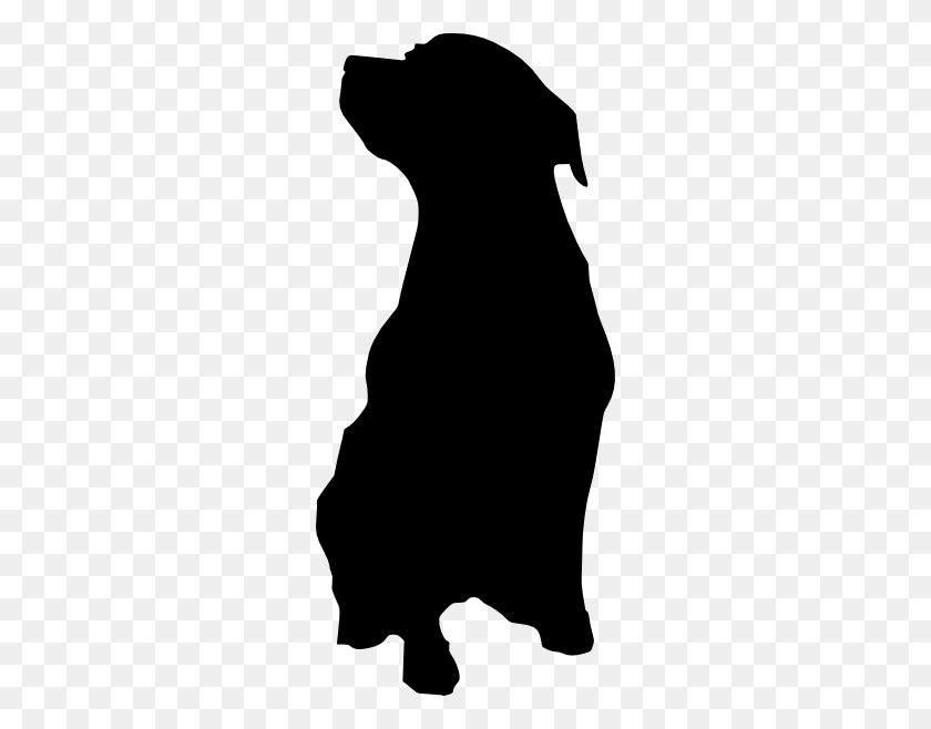 270x598 Labrador Clipart Dog And Cat - Cat Clipart Outline