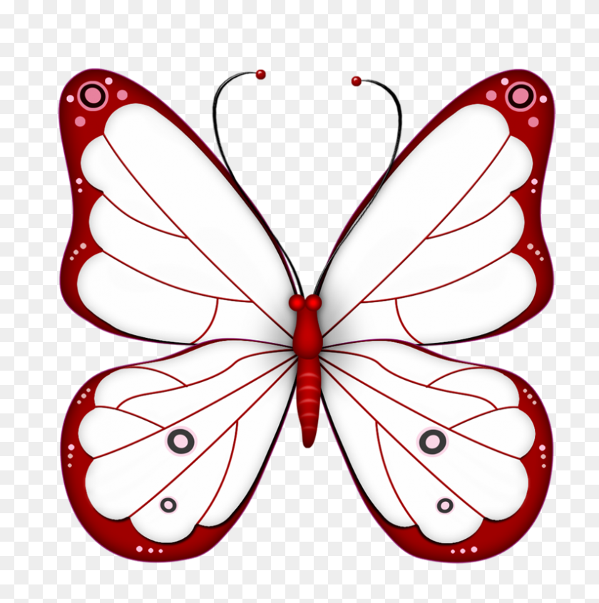 Lacarolita Sweet Heart Butterfly, Clip - Pergamino Clipart