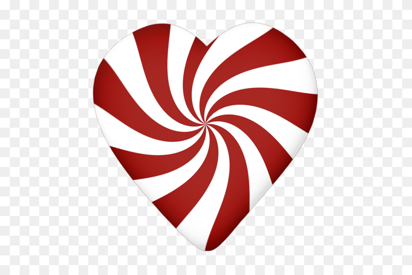 488x500 Lacarolita X Mas Candy Cane Hearts Heart - Candy Heart Clipart