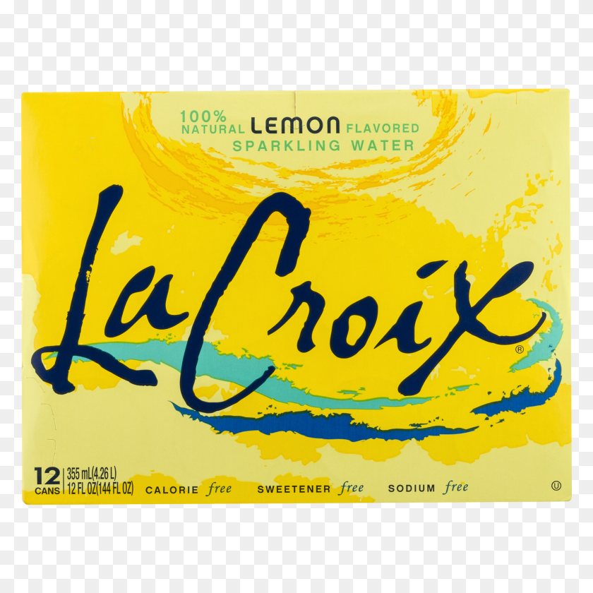 1800x1800 Lacroix Sparkling Water Lemon, Fl Oz, Ct - La Croix PNG