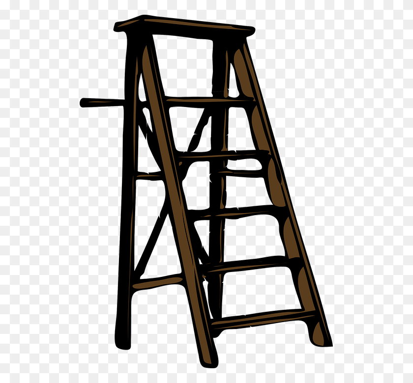 515x720 Ladder Clipart Transparent Background Collection - Wood Clipart Background