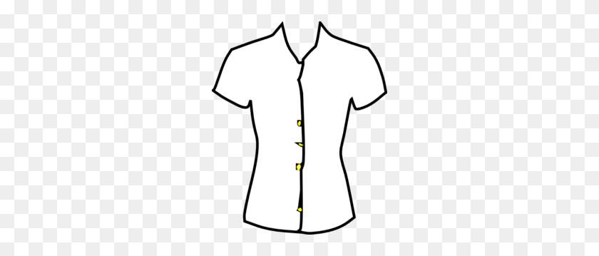 246x299 Ladies Shirt, Black And White Clip Art - Shirt Black And White Clipart