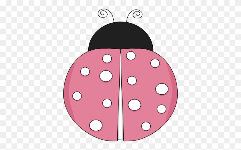 400x463 Lady Beetle Clipart Spring - Ladybug Black And White Clipart