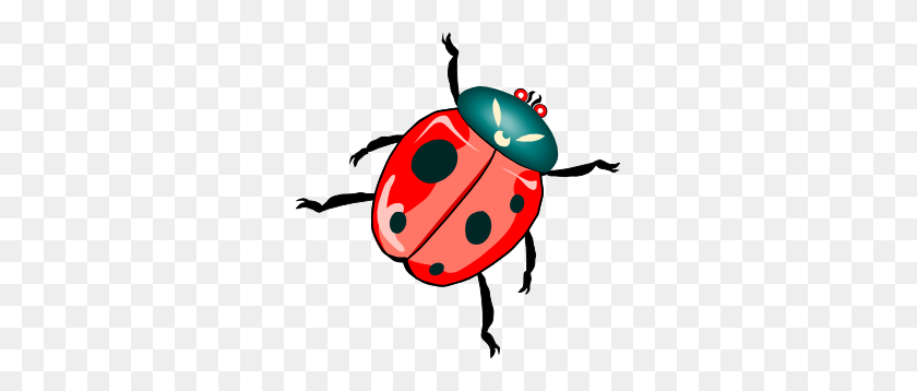 297x298 Imágenes Prediseñadas De Lady Bug - Cute Ladybug Clipart
