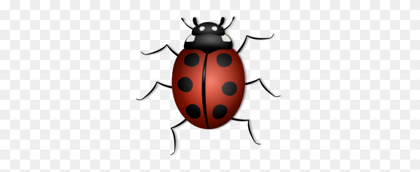 297x285 Lady Bug Clip Art - Insect Clipart