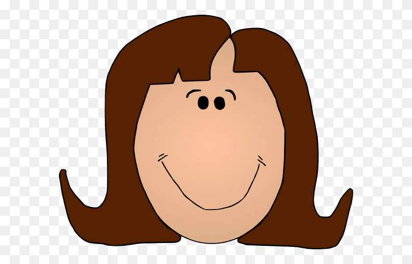 600x478 Lady Clipart - Narrator Clipart
