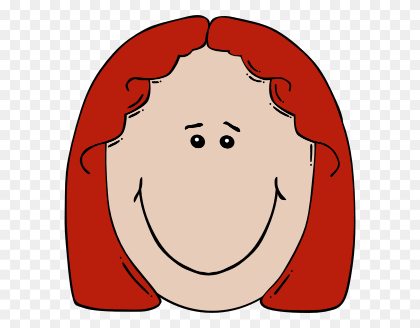 582x597 Lady Face Cartoon Clip Art - Sad Mom Clipart